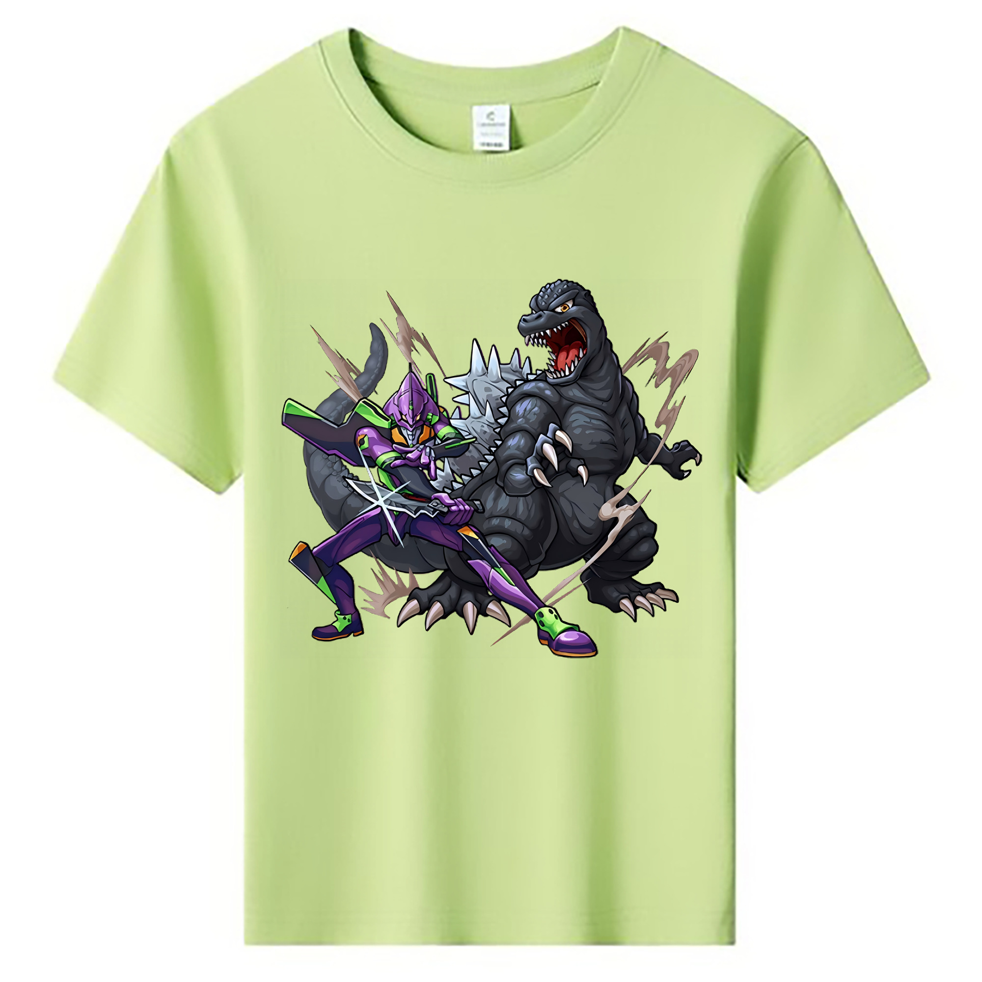 （画像用） EVA 新世紀エヴァンゲリオン 綿100％キッズTシャツ（フロントプリント）